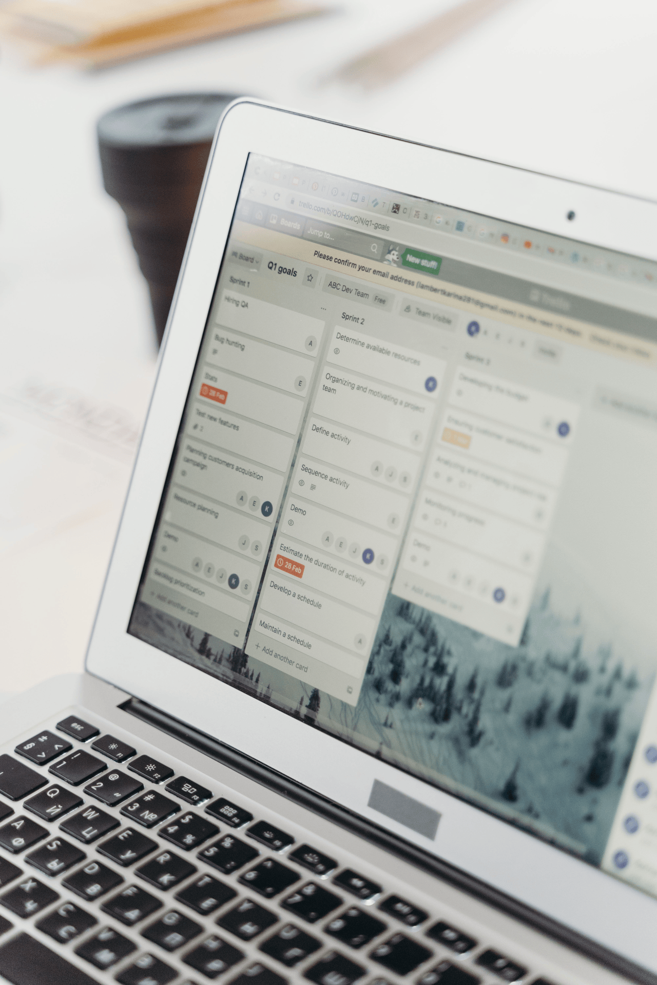Automation planning workspace with connected software flow diagrams